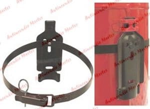 Cinghia Di Fissaggio Per Estintore Auto In Poliestere Oxford – Rossa, Compatta E Con Doppio Ancoraggio Per JK TJ JL